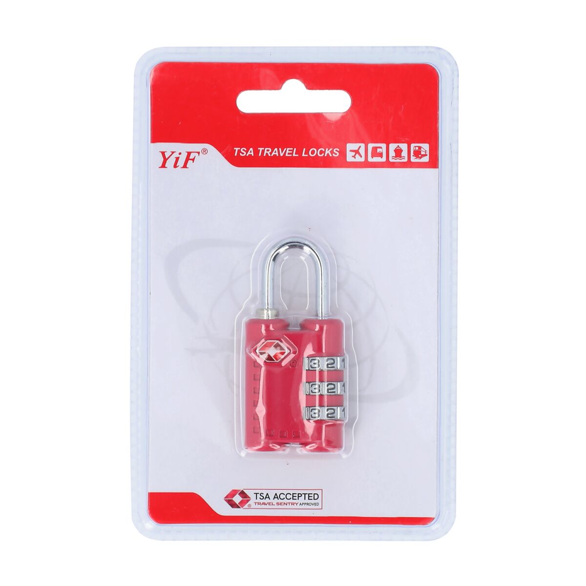 YiF TSA Travel Lock Pink YiF All Brands SACO Store